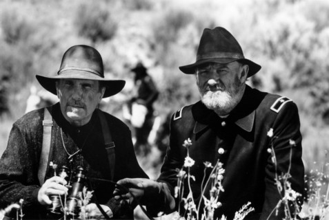 Jan. 1, 2011 - ROBERT DUVALL AND GENE HACKMAN IN A SCENE  FROM ''GERONIMO: AN AMERICAN LEGEND''.
